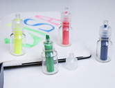 Mini Highlighter Bottles, Set of 4