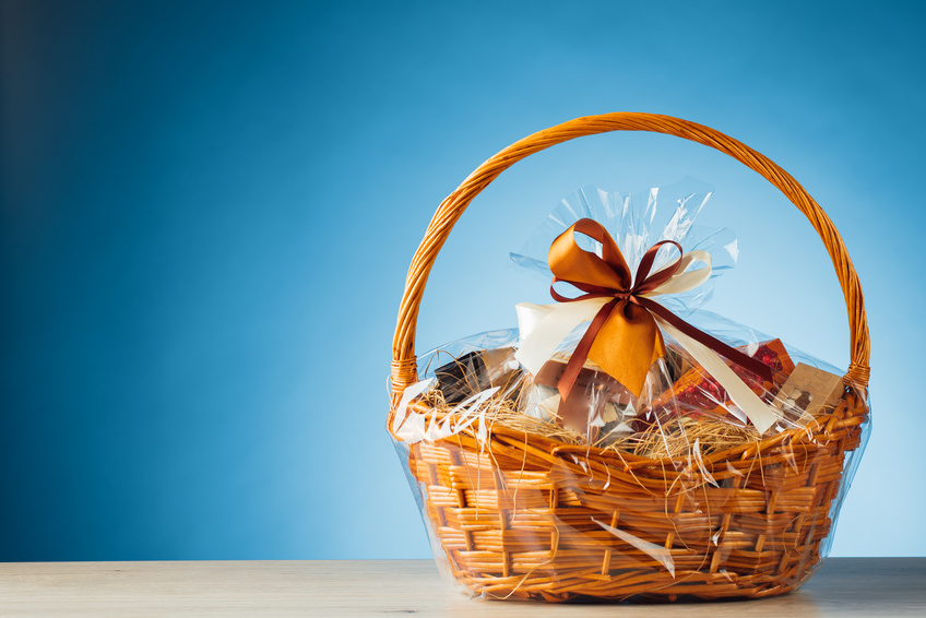 ideas for filling gift baskets
