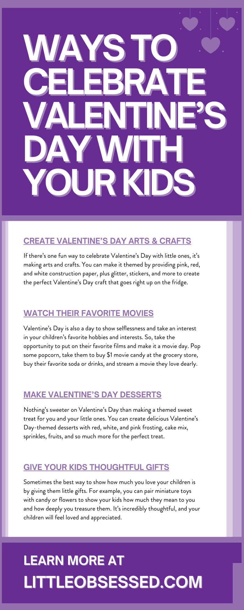 Ways To Celebrate Valentine’s Day With Your Kids